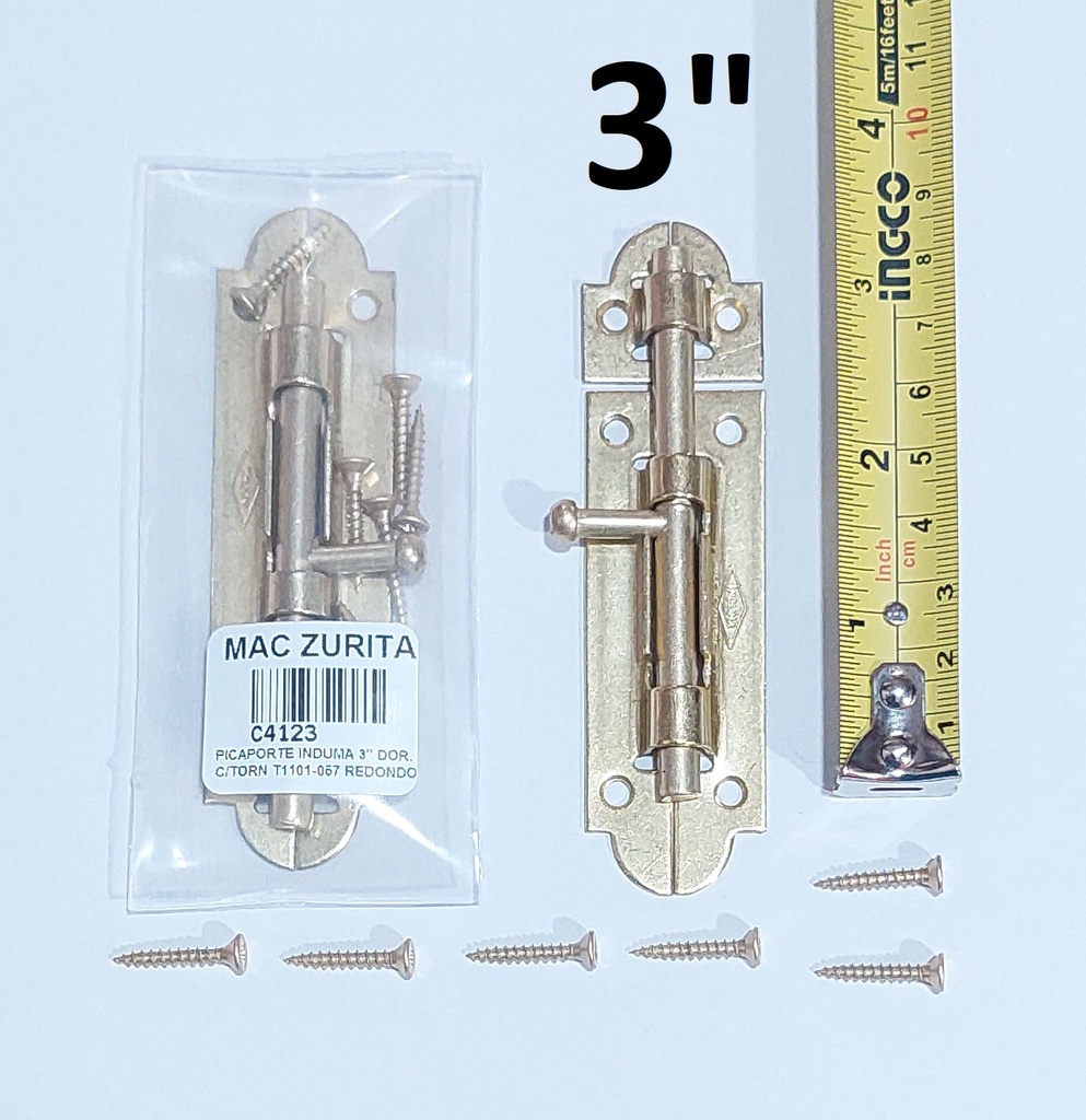 PICAP. DORADO 3.00 INDUMA C.18 C/TORN T1101-057 T1501-0057 REDONDO