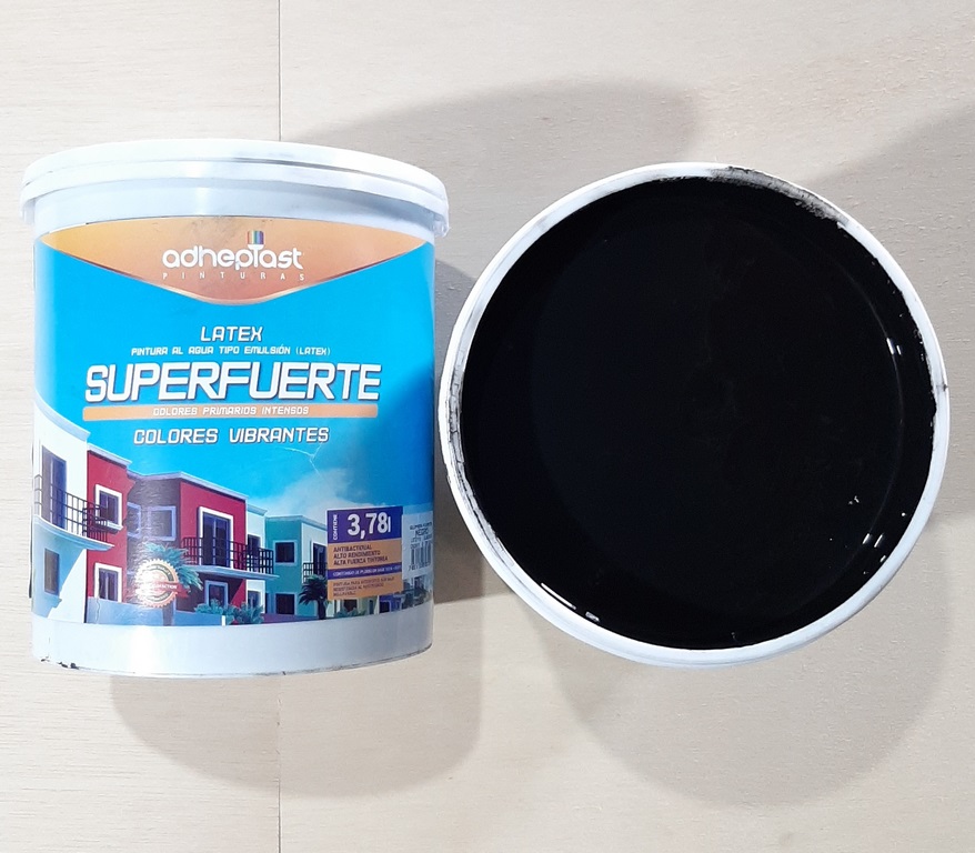 LATEX SUPER FUERTE NEGRO GALON ADHEPLAST