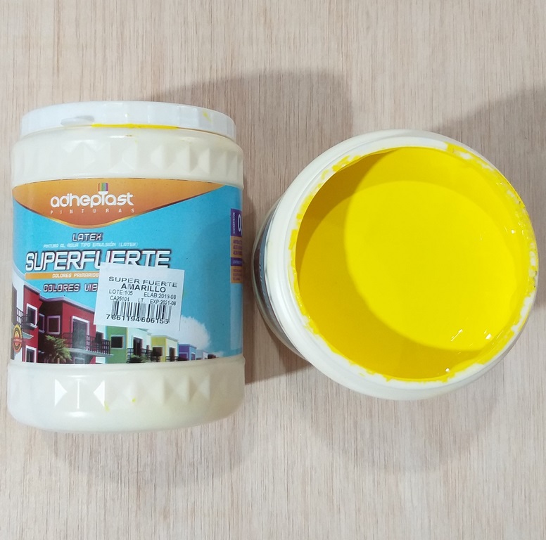 LATEX SUPER FUERTE AMARILLO 10 LT