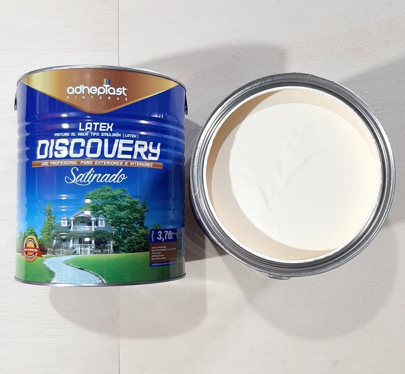 PINTURA DISCOVERY SATINADO BLANCO LUNA GALON