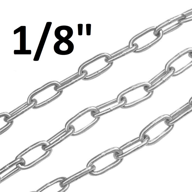 CADENA GALV 1/8 KILO CH. 4.25.MTR
