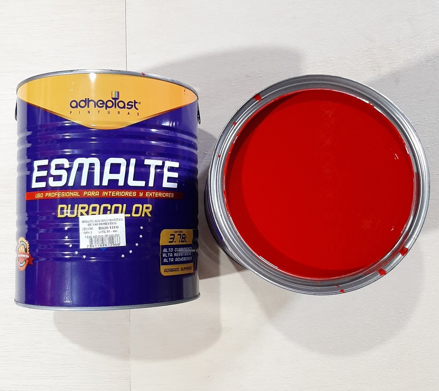 ESMALTE DURACOLOR ROJO VIVO GALON