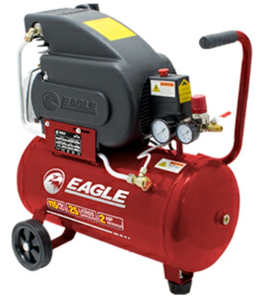 COMPRESOR EAGLE AIRE 2HP 110V 25L 8.2 CFM