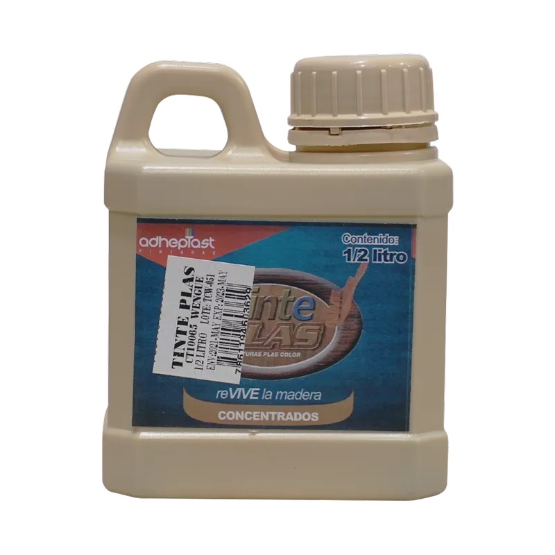 TINTE PLAS CONCENTRADO WENGUE 1/2 LT