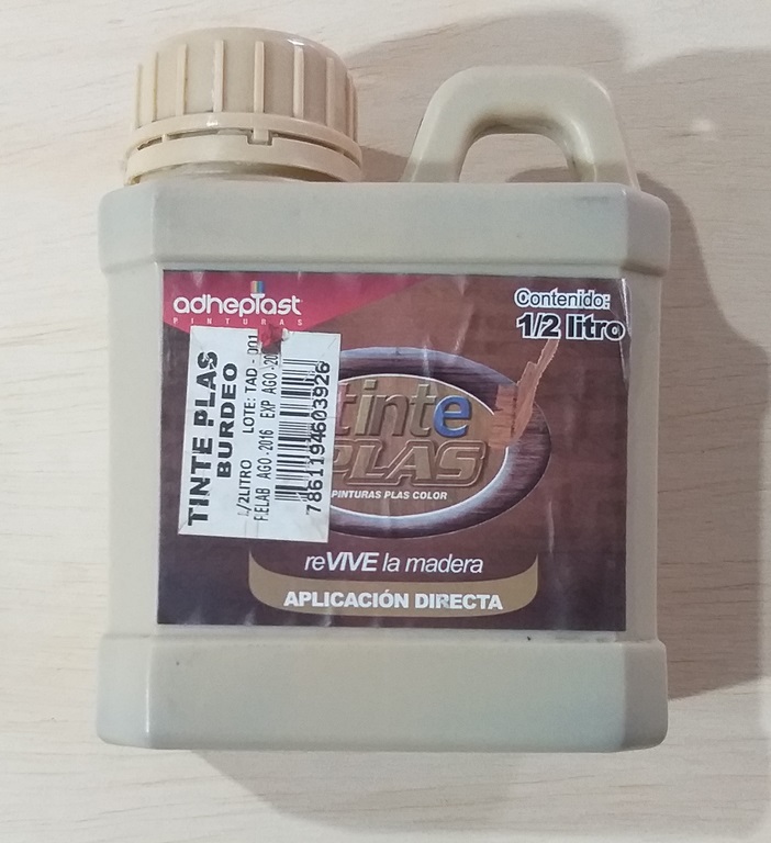 TINTE PLAS APL. DIRECTA BURDEO 1/2 LT