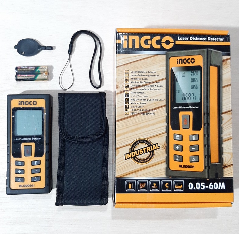 MEDIDOR DE DISTANCIA LASER 60M INDUSTRIAL INGCO