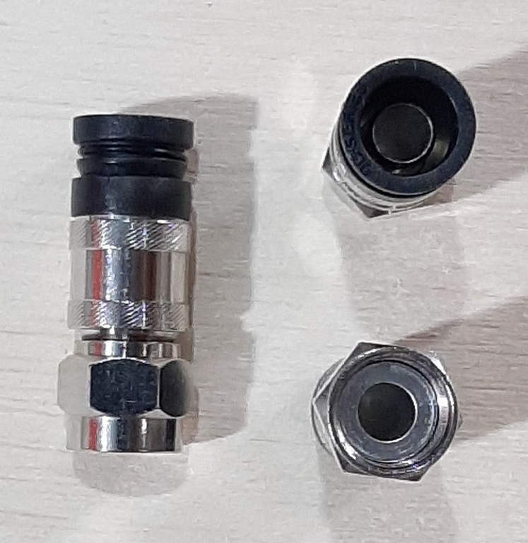 TERMINAL CONECTOR COAXIAL RG6 P/PONCHADORA