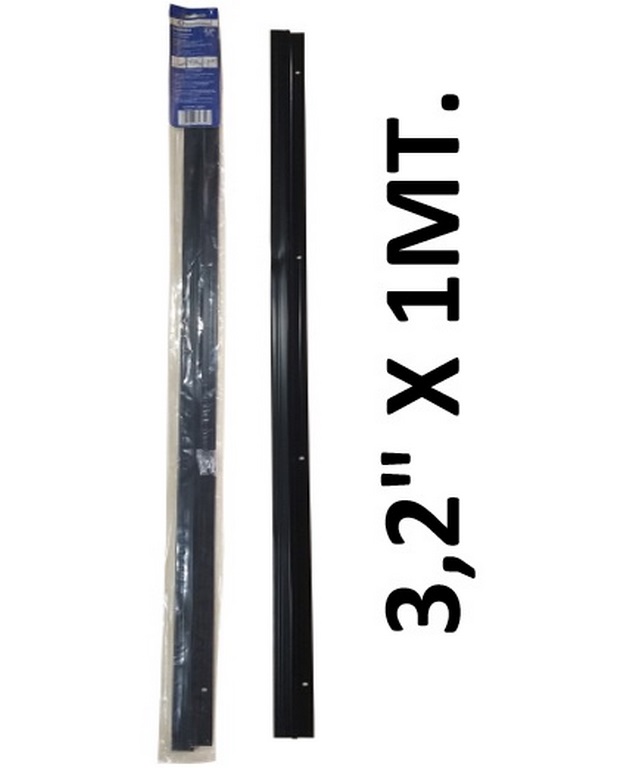 RASTRERA BARREDERA 1M NEGRA C/TORNILLOS