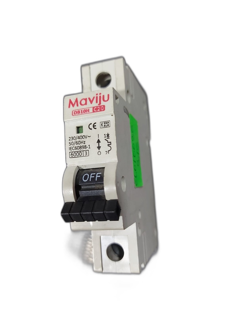 BREKER P/RIEL DIN 1P 20A 230-400V MAV DB
