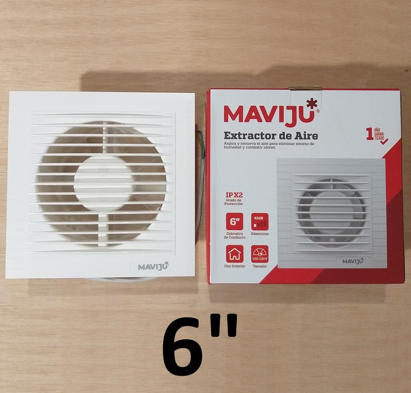 EXTRACTOR DE AIRE 6 28W MAVIJU 100/130V APC13A(013)