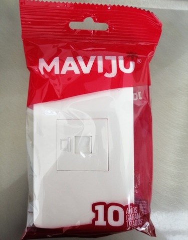 JACK DATOS RJ45 BLANCO AQUA MAVIJU