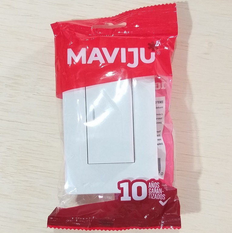 INTERRUPTOR SIMPLE CONMUTADO 10A 125/250V BLANCO AQ