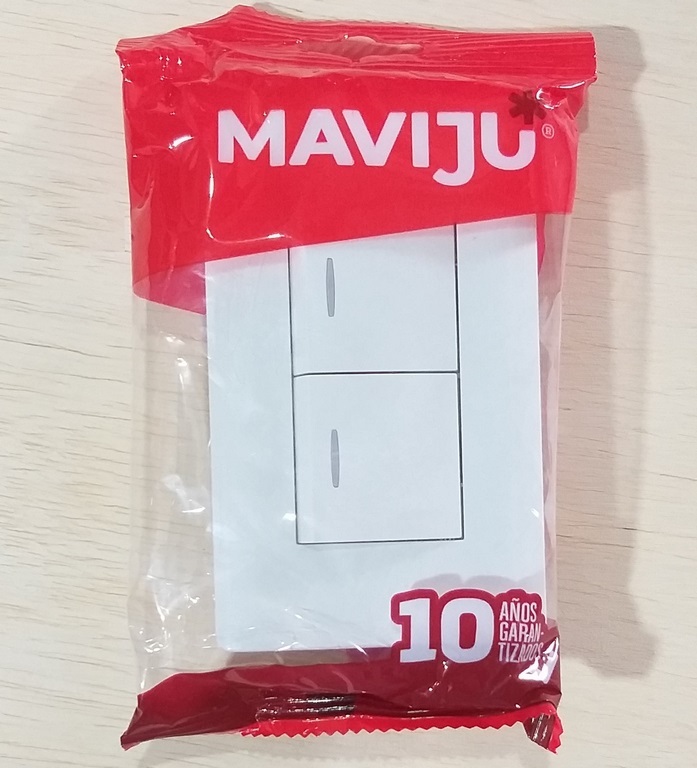 INTERRUPTOR DOBLE CONMUTADO 10A 125/250V BLANCO AQ