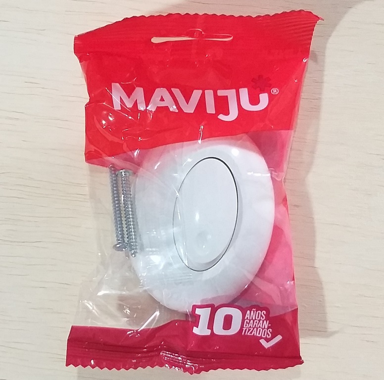INTERRUPTOR S/P MAVIJU 10A 125-250V BLANCO AQUA
