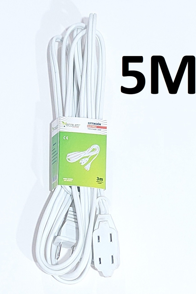 EXTENSION 5MT 2X16 BLANCA SPT-2