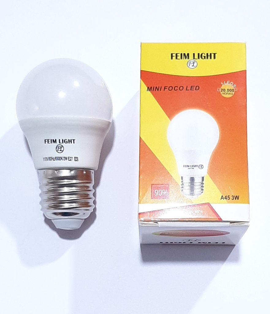 FOCO P/NEVERA FEIM E27 3W A45