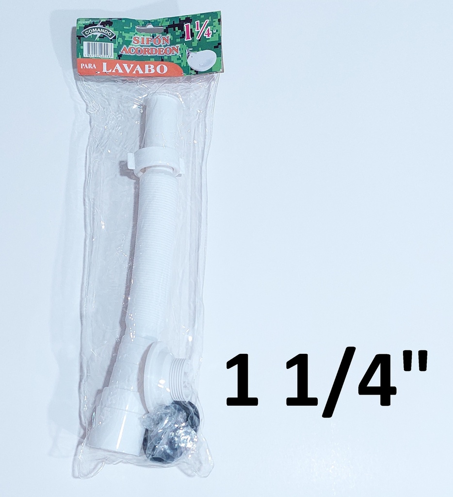 SIFON MOV. COMANDO 1 1/4´´ P/LAVAMANOS