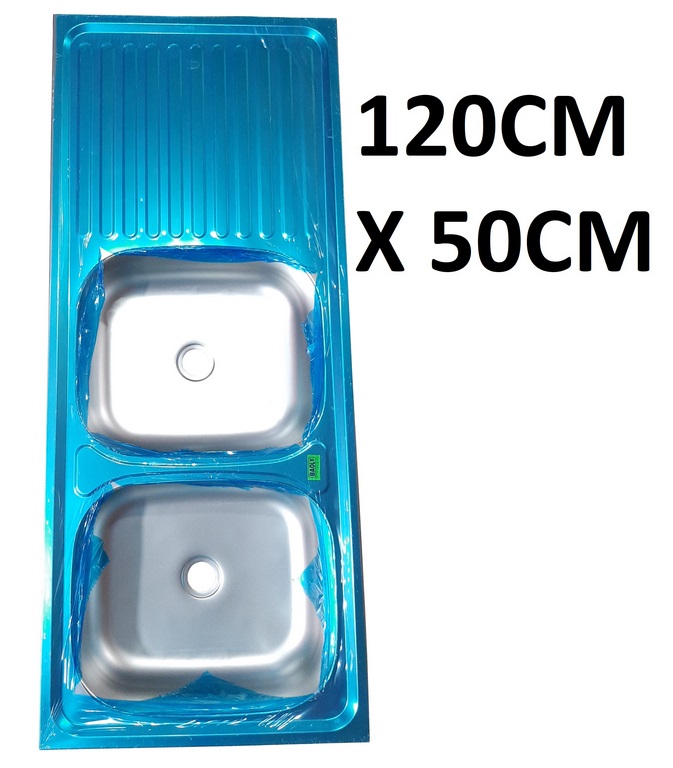 FREGADOR 2 POZOS 120X50 BAOLY