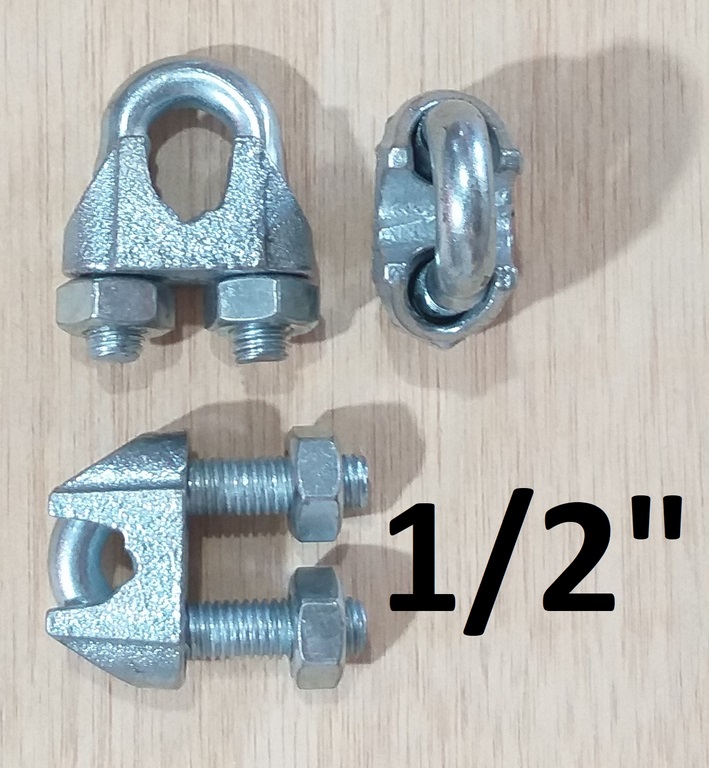 GRILLETE P/CABLE 1/2