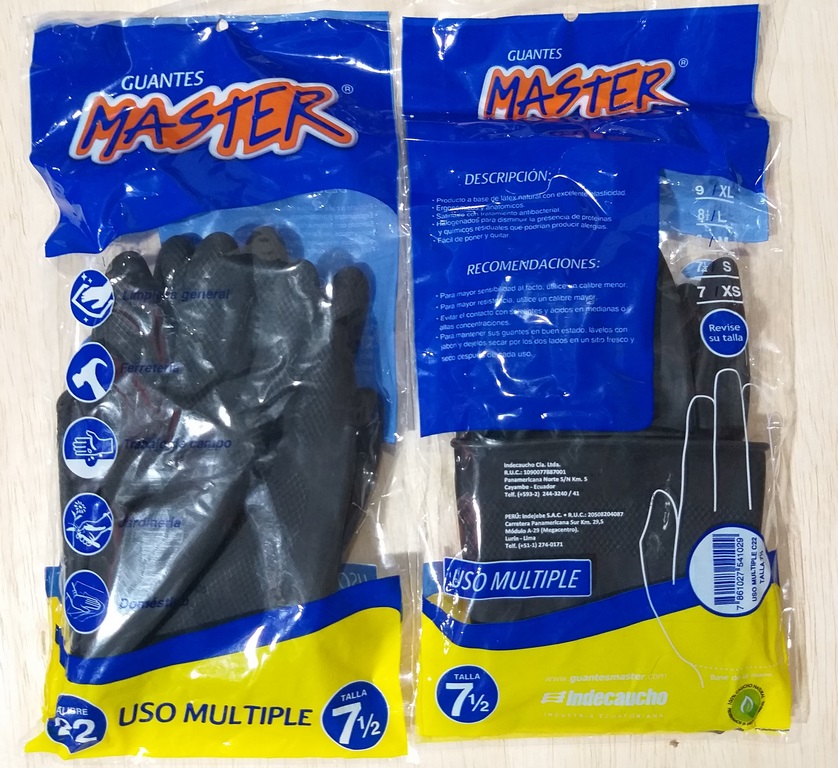 GUANTE LATEX 7.5 MASTER C-22 NG/AMR 7 1/2