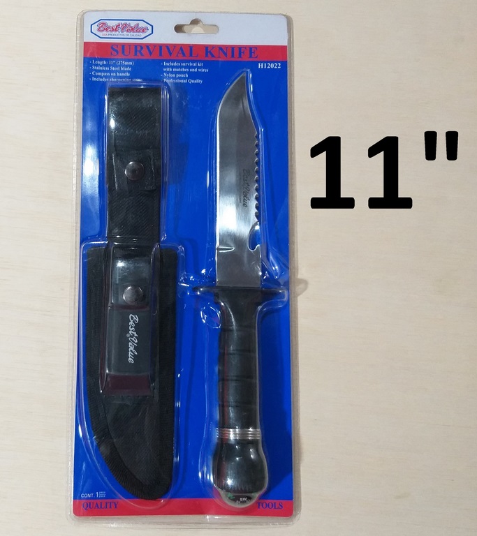 CUCHILLO BESTVALUE SUPERVIVENCIA H12022 11``