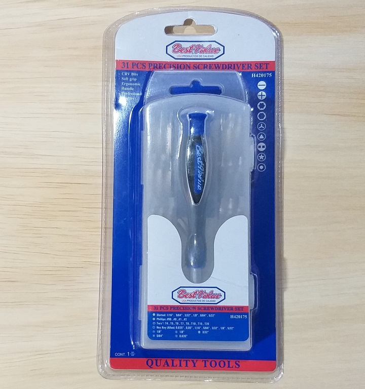 JGO DESTORNILLADORES DE PRECISION T4-T20 31PCS BESTVALUE