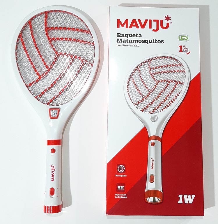 RAQUETA MATA MOSQUITOS MAVIJU RECARGABLE KN-W1701
