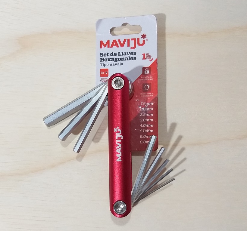 JGO LLAVE EXAGONALES TIPO NAVAJA YF700-72