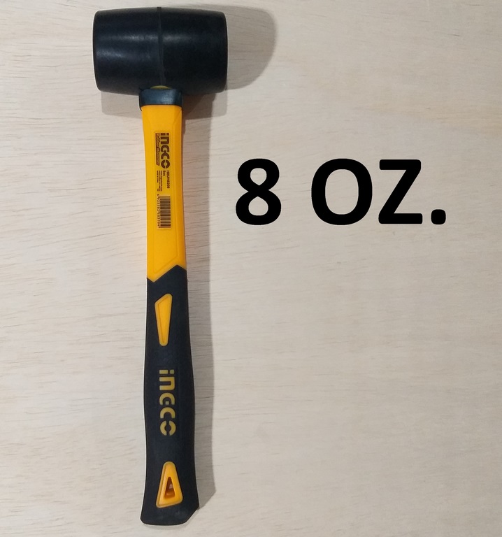 MARTILLO GOMA 8 OZ INGCO