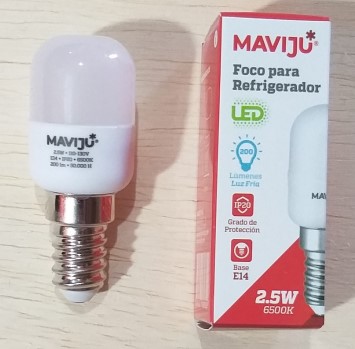 FOCO P/NEVERA 2.0W E12 MAVIJU 6500K IP200 200LM 110-130V
