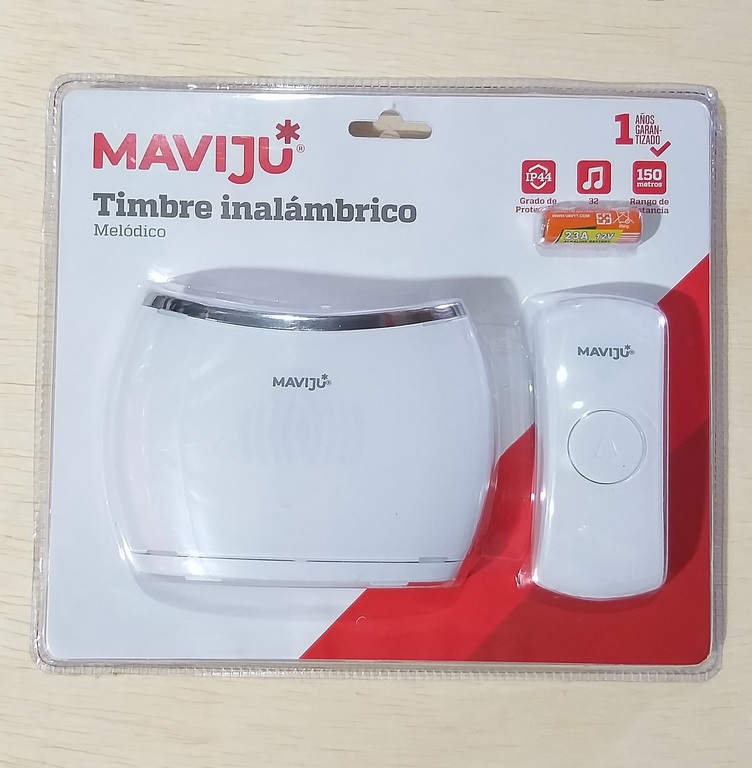 TIMBRE INALAMBRICO C-719-W MAVIJU