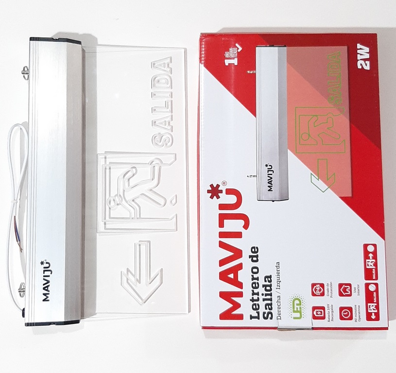 LETRERO SALIDA DE EMERGENCIA MAVIJU