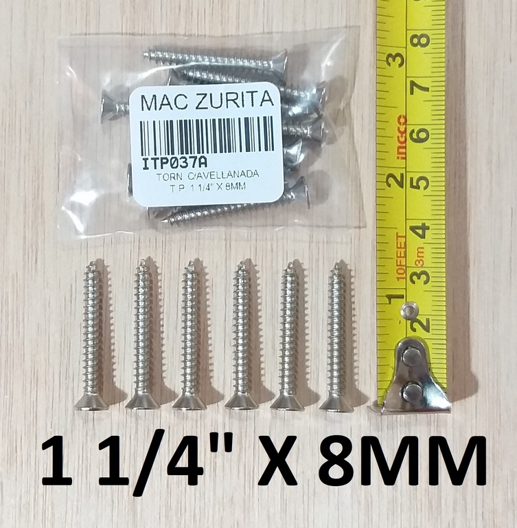 TORN.T.P. 1.25X08 C/AVELLANADA 1 1/4 X 8