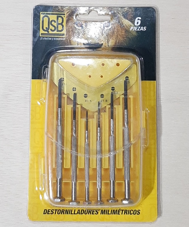 JGO DESTORNILLADORES DE PRESICION QSB P/RELOJERO