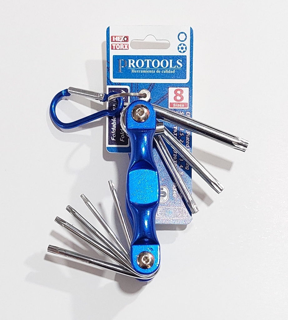 JGO LLAVE HEXAGONAL TORX 8PCS 1MM-8MM PROTOOLS