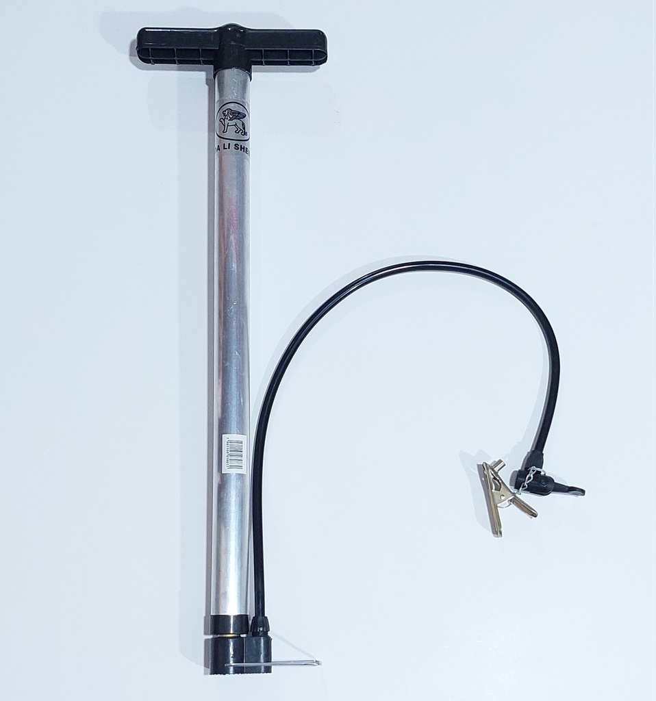 INFLADOR MANUAL ALUMINIO D 2.9CM X 5.6CM CROMADO