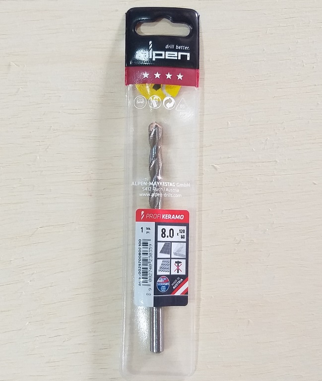 BROCA MULTIFUNCION CONCRETO Y MARMOL 8MM PROFI BETON ALPEN