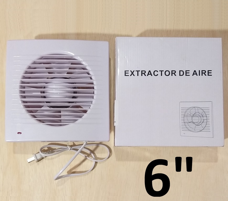 EXTRACTOR DE AIRE 6 LILA P/BAO 110V