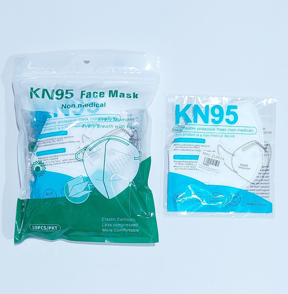 MASCARILLA N95 MAYFILER FFP2 BLANCA 6 CAPAS C/CLIP NASAL