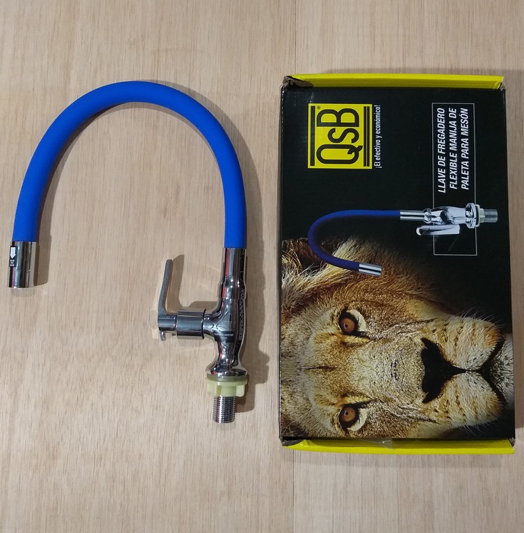 LLAVE FR. QSB FLEX/PLAS AZUL P/MESA DH891-3