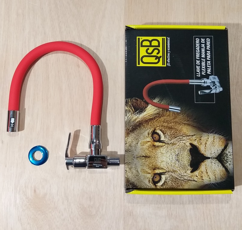 LLAVE FR. QSB FLEX/PLAS ROJA PARED DH890-4