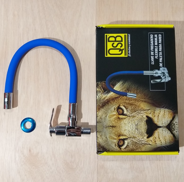 LLAVE FR. QSB FLEX/PLAS AZUL PARED GS890-5