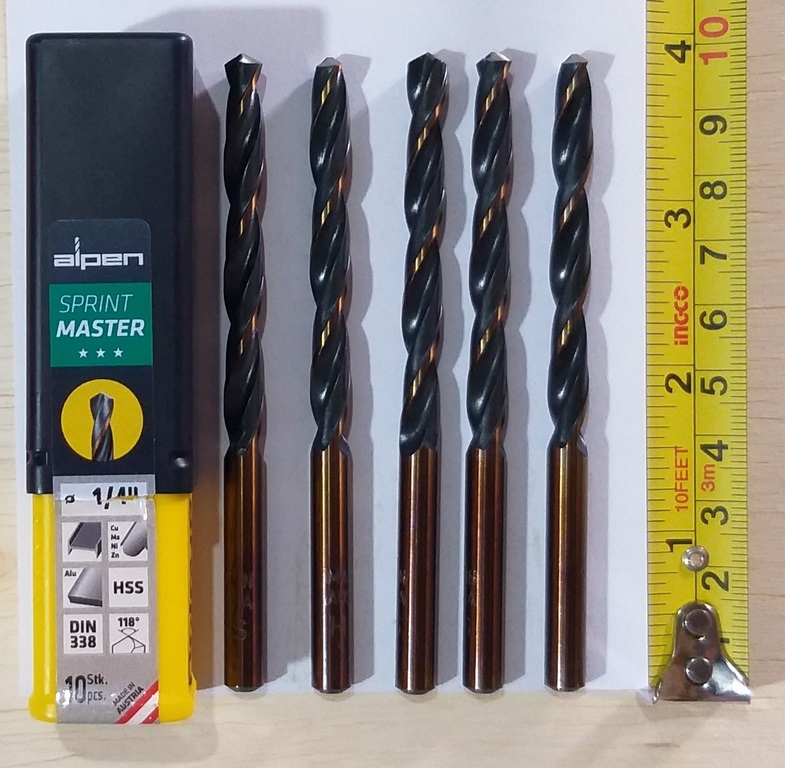 BROCA HSS 1/4´´ ALPEN SPRINT ALEMANA