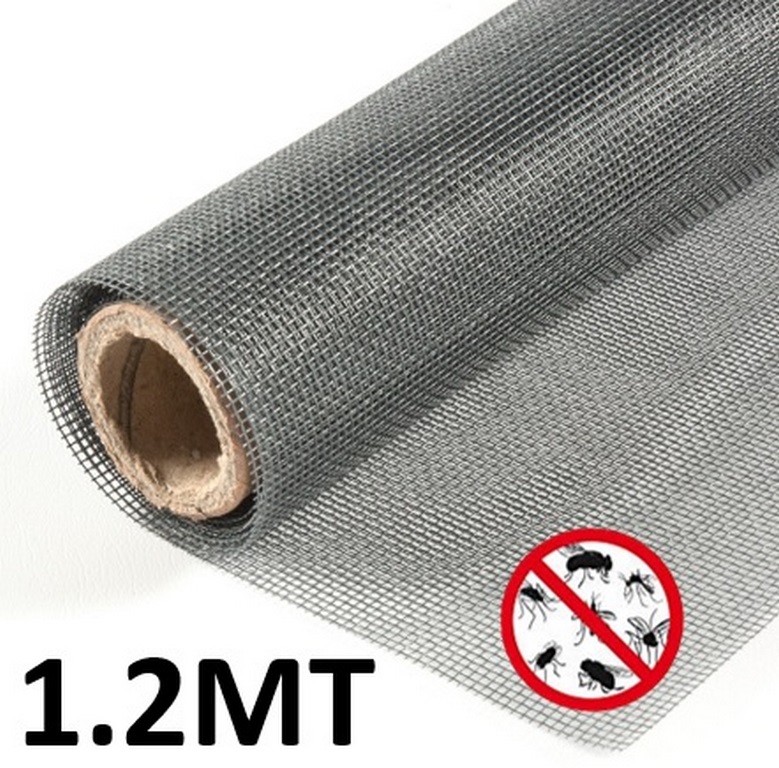 MALLA FIBRA ANTI MOSQUITO 1.20 X 30.5M MAVIJU GRIS