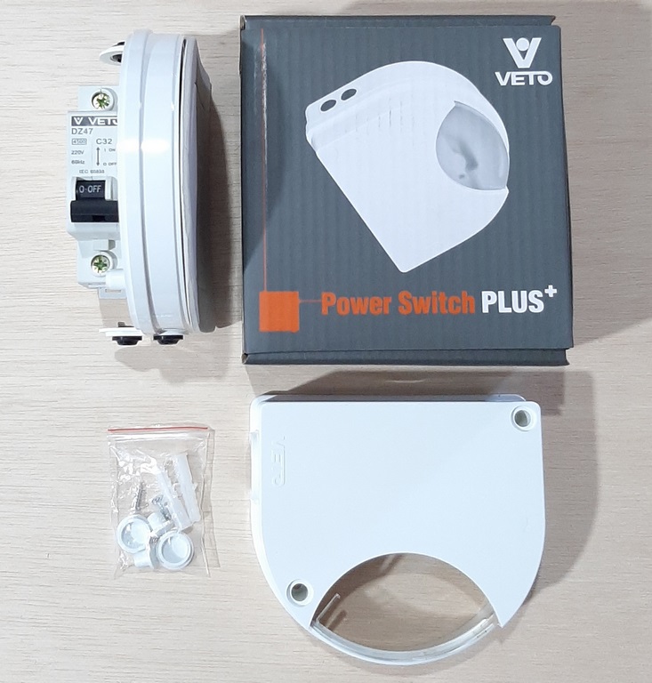 SWITCH DUCHA VETO 32AMP CAJA BREKER C/BREK 32AMP POW32016