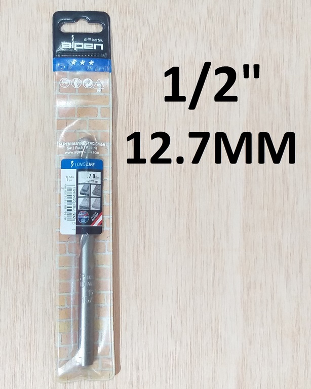 BROCA CONCRETO 12X200MM 1/2  ALPEN LONG LIFE