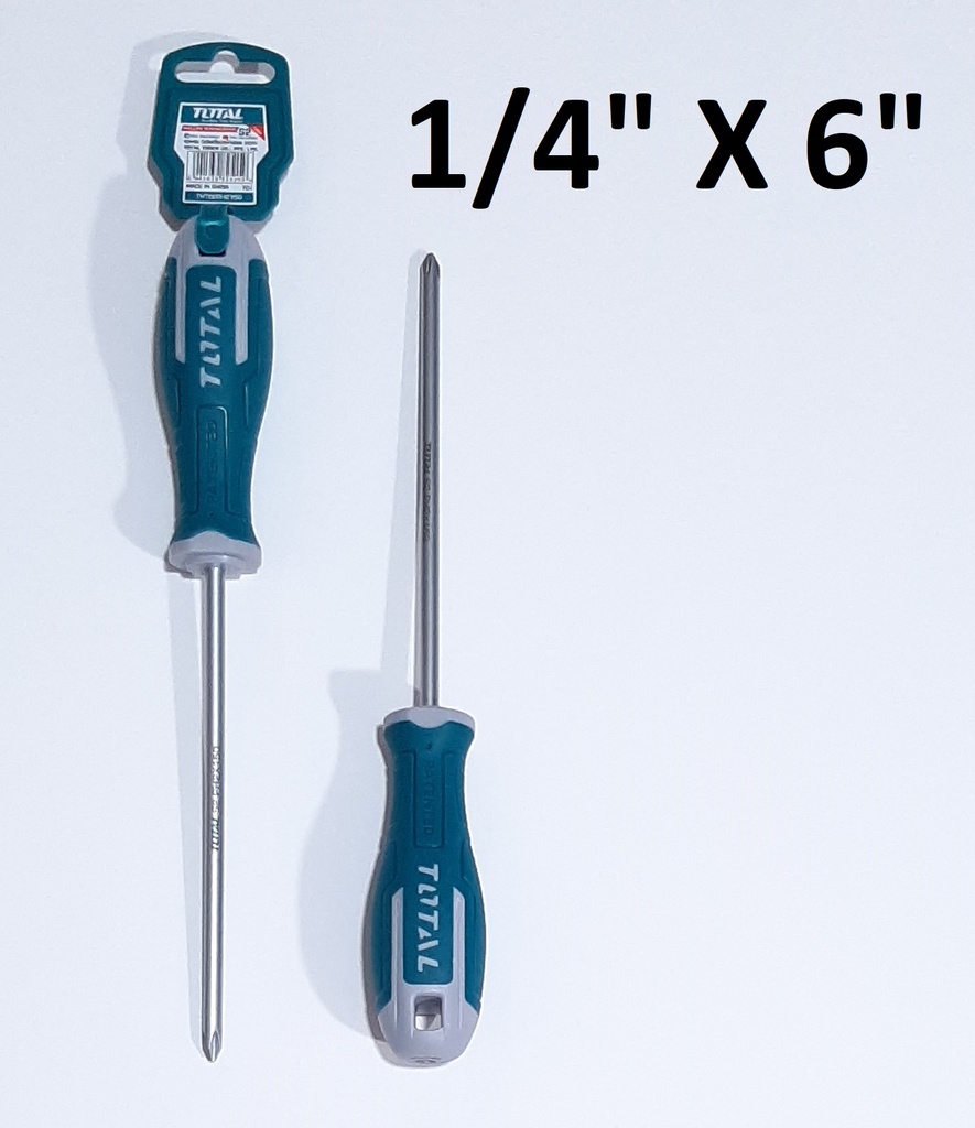 DESTORNILLADOR ESTRELLA 1/4X6´´ TOTAL IMANTADO