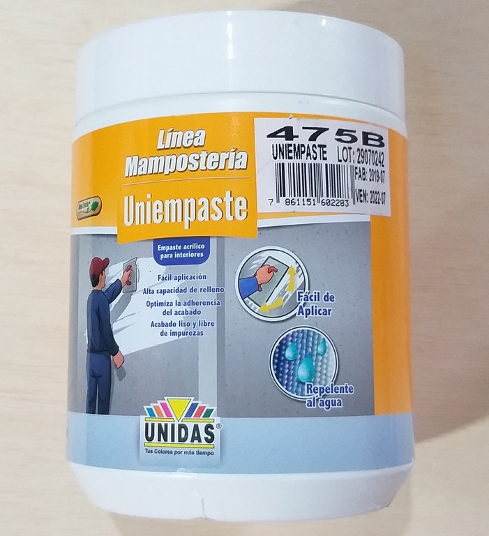UNI EMPASTE LT. (EMPASTE INTERIOR)