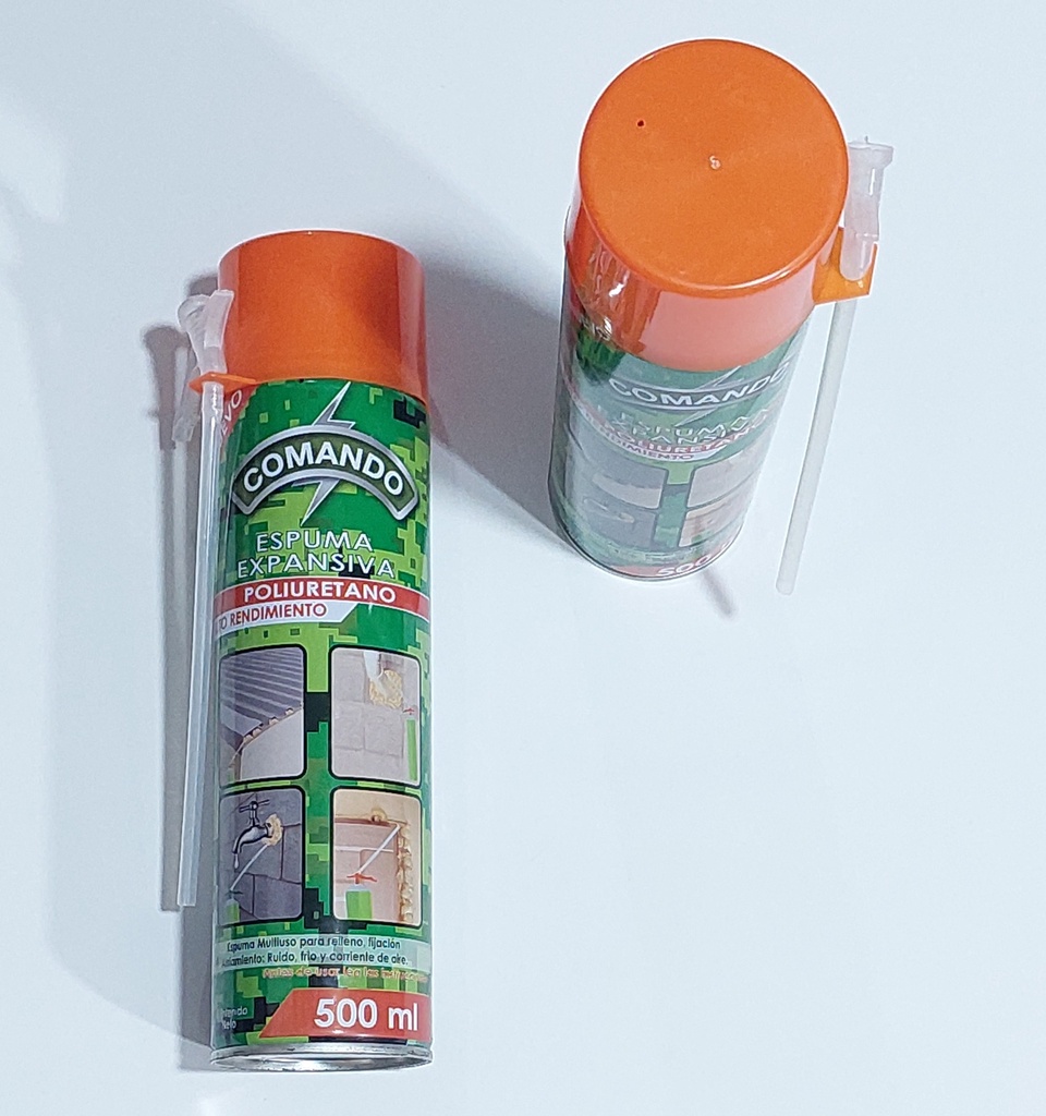 ESPUMA DE POLIURETANO COMANDO 500ML