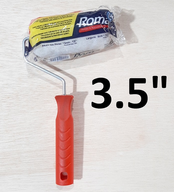 RODILLO P/PINTAR ROMA DE FELPA 9CM 3.5´´